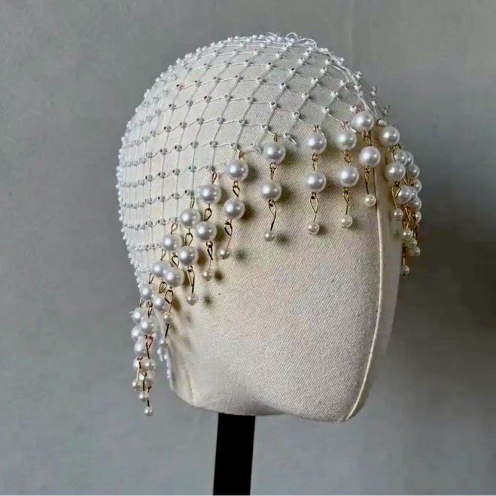 Handmade Wedding Pearl headpiece
